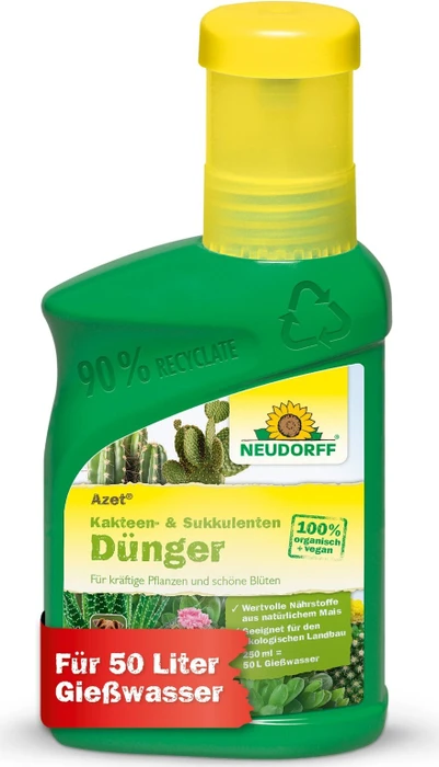 Neudorff Azet Kakteen- & Sukkulentendünger, 250ml