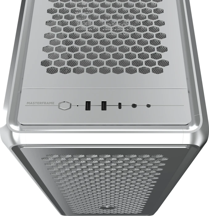 Cooler Master MasterFrame 600, silber, Glasfenster