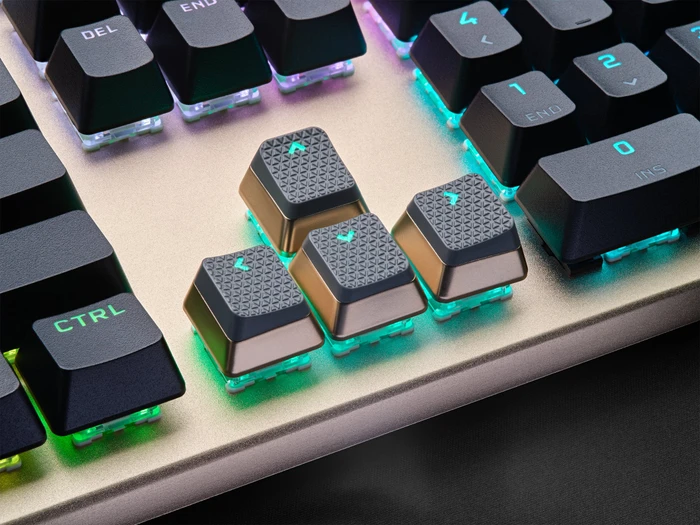 Corsair Gaming K100 RGB Midnight Gold, Corsair OPX, USB, US