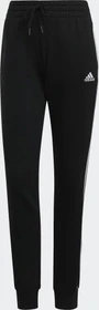 adidas Essentials French Terry 3-Streifen Trainingshose lang schwarz/weiß (Damen)