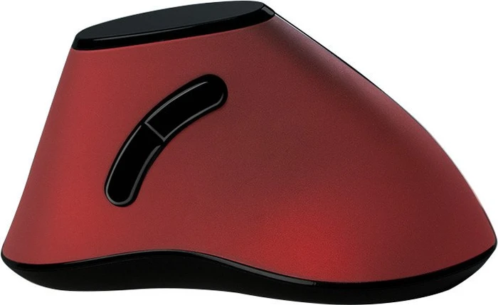 LogiLink Wireless Ergonomic Vertical Mouse, rot, USB