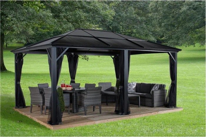 Sojag Meridien Pavillon 12x16 anthrazit