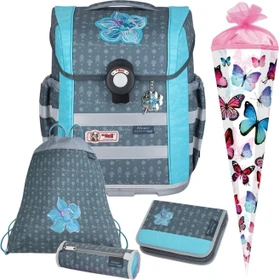 McNeill Ergo Mac Flower Schultaschen-Set, 4-tlg.