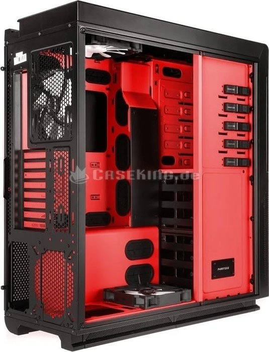 Phanteks Enthoo Primo SE schwarz/rot, Acrylfenster