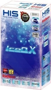 HIS Radeon HD 7770 GHz Edition IceQ X Turbo, 1GB GDDR5, DVI, HDMI, 2x mDP