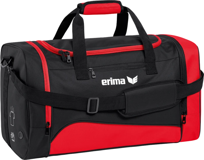 Erima Club 1900 S Sporttasche rot/schwarz