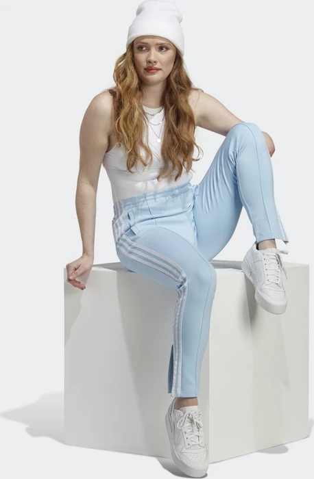 adidas Adicolor SST Trainingshose lang clear sky (Damen)