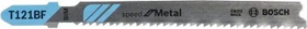 Bosch Professional T121BF BIM Speed for Metal Stichsägeblatt, 92mm, 25 Stück