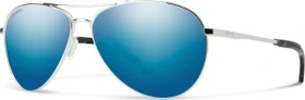 Smith Langley 2 silver/chromapop-polarized blue mirror