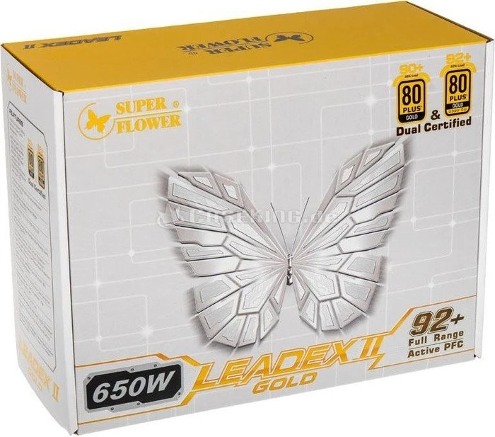 Super Flower Leadex II Gold schwarz 650W, ATX 2.3