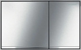 Geberit Sigma60 Betätigungsplatte Chrom gebürstet