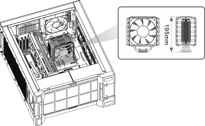 Thermaltake CTE T500 TG ARGB, schwarz, Glasfenster