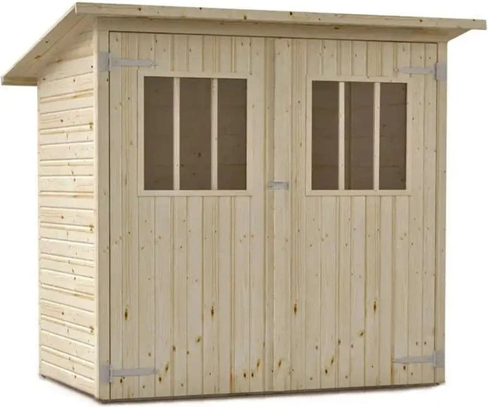Alpholz Gartenhaus Zimowit 223x149cm natur