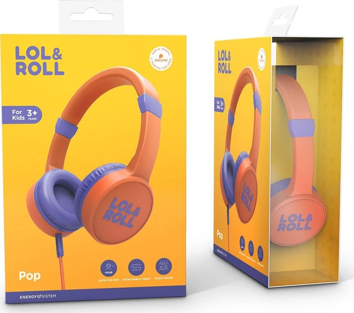Energy Sistem Lol&Roll Pop Kids Headphones Orange