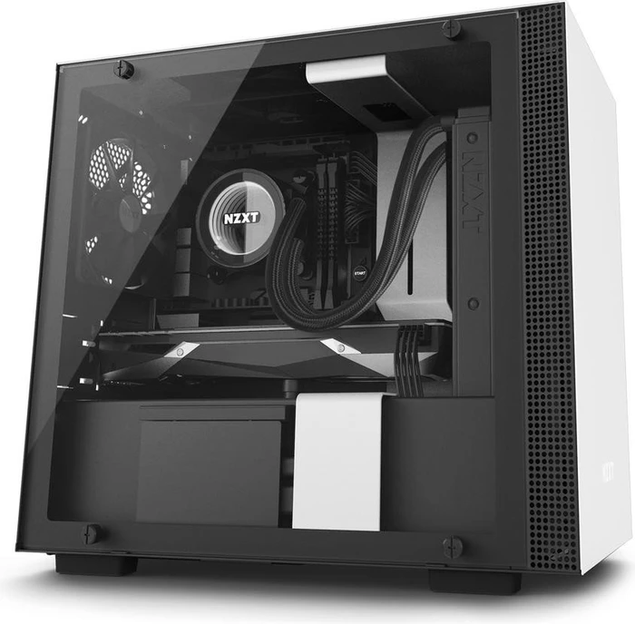 NZXT H200i weiß, Glasfenster, Mini-ITX