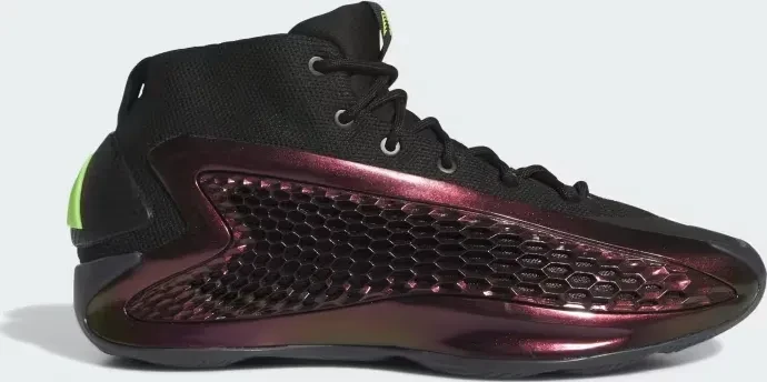 adidas A.E. 1 Low core black/carbon/lucid lemon (Junior)