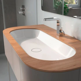 Kaldewei Centro 3060 Unterbauwaschtisch 91x38cm, Perl-Effekt, cool grey 70