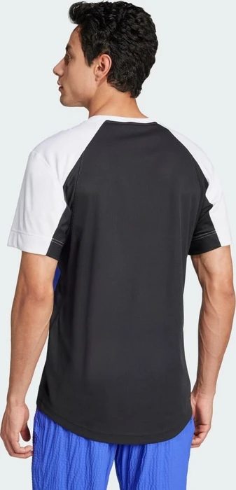 adidas Tennis Pro Heat.Rdy FreeLift Funktionsshirt kurzarm white/lucid blue/black (Herren)