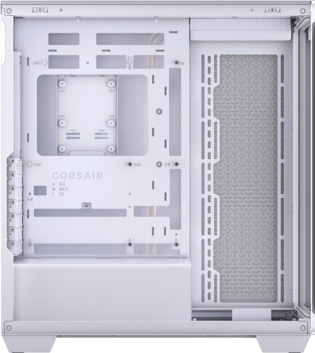 Corsair 3500X, weiß, Glasfenster