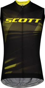 Scott RC Pro Trikot ärmellos black/sulphur yellow (Herren)