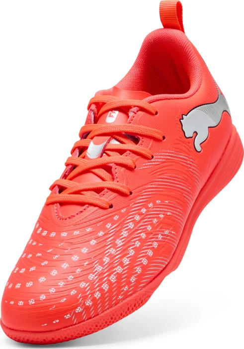Puma Future 9 Play IN glowing red/puma white/puma black/puma silver (Junior)