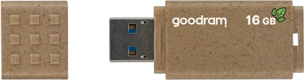 goodram UME3 ECO FRIENDLY 16GB braun, USB-A, USB 3.2 Gen 1×1