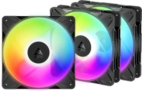 ARCTIC P14 Pro Reverse A-RGB, schwarz, 140mm, 3er-Pack