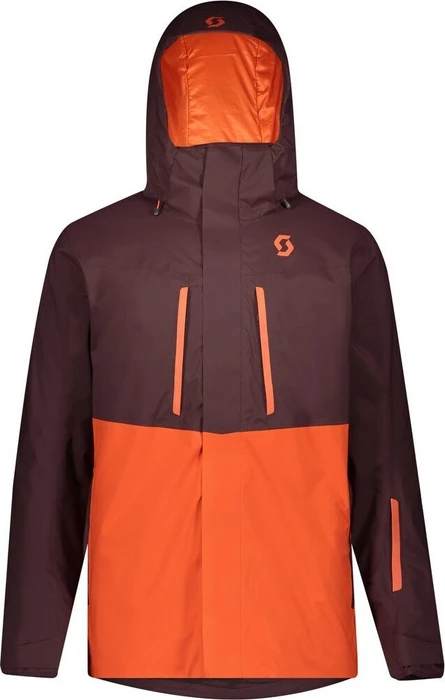 Scott Ultimate DRX Skijacke red fudge/orange pumpkin (Herren)