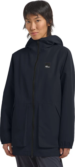 Jack Wolfskin Terraview 2L Funktionsmantel dark navy (Damen)
