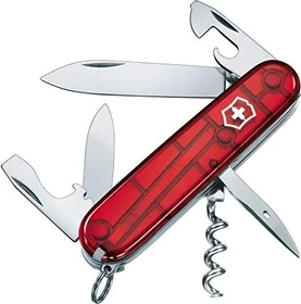 Victorinox Spartan Taschenmesser rot transparent