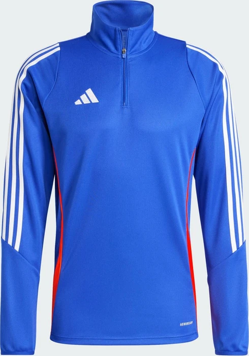 adidas Tiro 24 Funktionsshirt langarm lucid blue/white/app solar red (Herren)