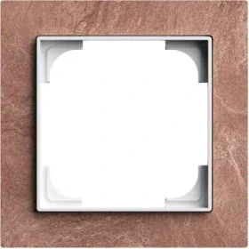 Busch-Jaeger Busch-art linear Abdeckrahmen 1-fach, Schiefer Terra Rosso