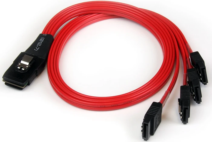 StarTech mini SAS x4 [SFF-8087] auf 4x SATA Kabel, 0.5m