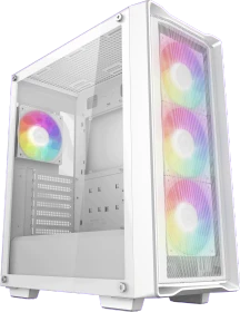 DeepCool CC560 Mesh [V2], weiß, Glasfenster