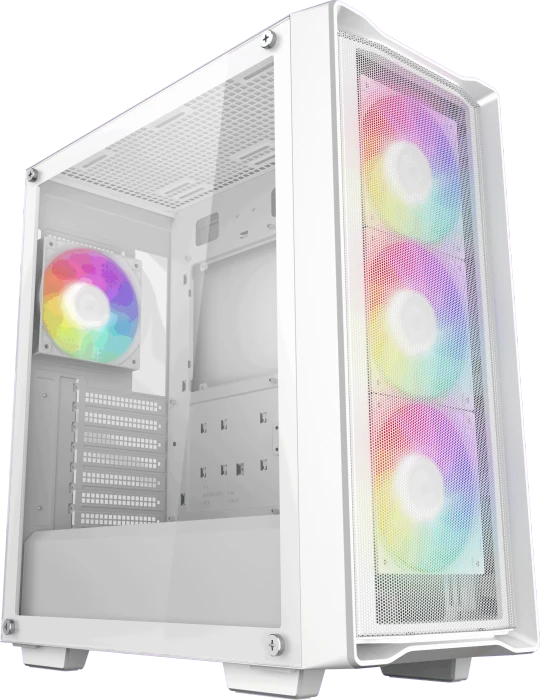 DeepCool CC560 Mesh [V2], weiß, Glasfenster