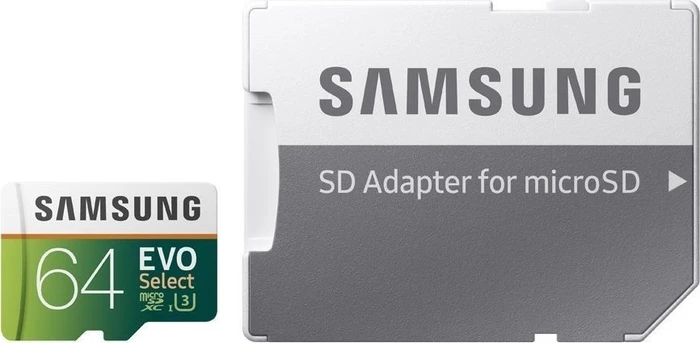 Samsung EVO Select R100/W60 64GB Kit, UHS-I U3, Class 10