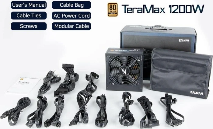 Zalman TeraMax schwarz 1200W, ATX 2.52