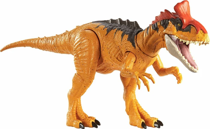 Mattel Jurassic World - Brüll-Attacke Cryolophosaurus
