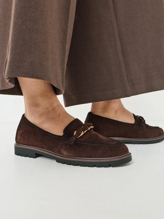 Tamaris Lederslipper braun (Damen)