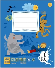 Ursus Formati Schulheft Creativ C.9, Quart, glatt, 20 Blatt
