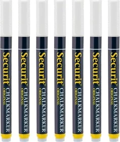 Securit Kreidemarke weiß, 7er-Pack