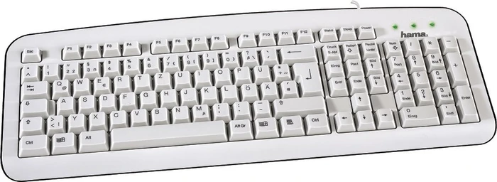 Hama K210 Basic Keyboard weiß, USB