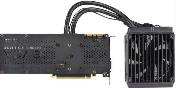 EVGA GeForce GTX Titan X Hybrid, 12GB GDDR5, DVI, HDMI, 3x DP