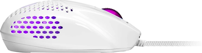 Cooler Master MasterMouse MM720 RGB Gaming Maus weiß glänzend, USB