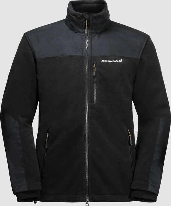 Jack Wolfskin Blizzard Fleece Modell 2021 Funktionsjacke schwarz (Herren)