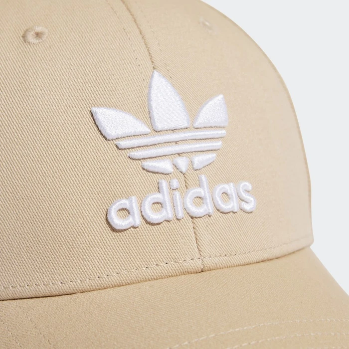 adidas Trefoil Baseball Kappe magic beige