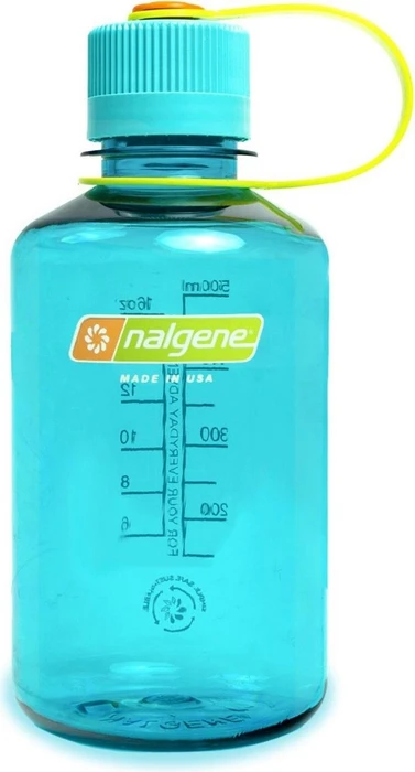 Nalgene Narrow Mouth Sustain Trinkflasche 473ml cerulean
