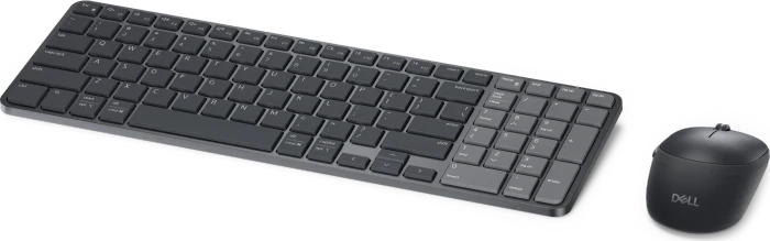 Dell KM746 Pro 7 Rechargeable Compact Keyboard and Mouse, schwarz, USB/Bluetooth, DE