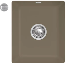 Villeroy & Boch Subway 45 XU Unterbau Becken mittig mit Ablauffernbedienung timber