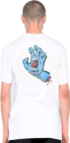 Santa Cruz Screaming Hand T-Shirt kurzarm weiß (Herren)